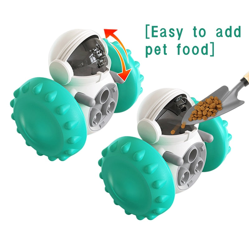 Dog Robot Toy: Interactive Slow Feeder for Pets - Engaging IQ Training Toy for Dispensing Snacks and Mental Stimulation