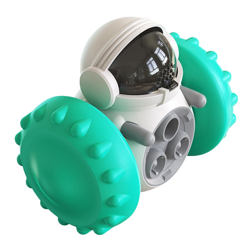 Dog Robot Toy: Interactive Slow Feeder for Pets - Engaging IQ Training Toy for Dispensing Snacks and Mental Stimulation