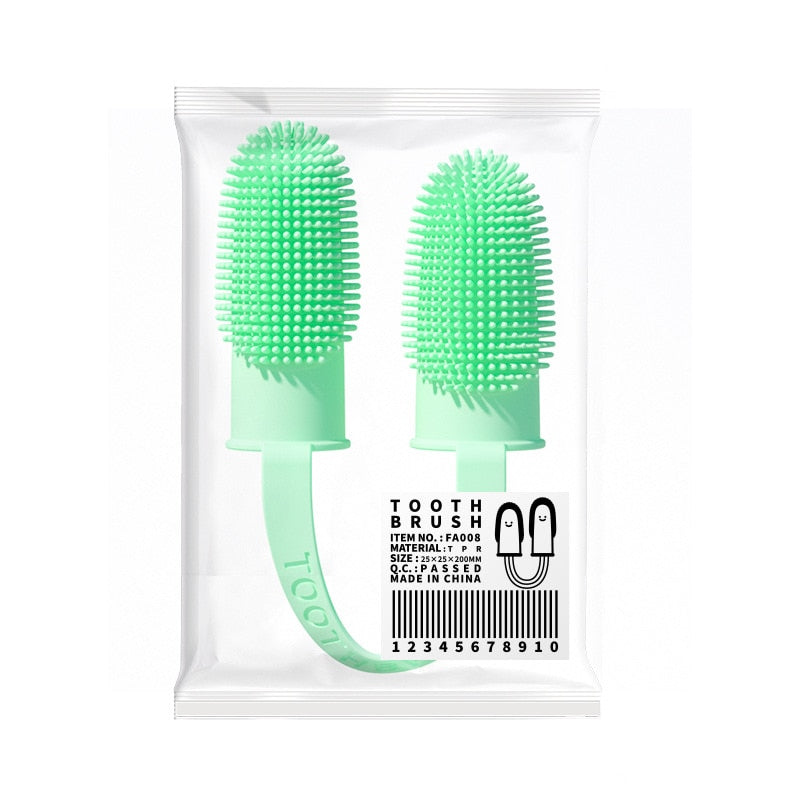 PetSmile: Non-Toxic Silicone Toothbrush for Effective Cleaning of Pet Dog and Cat Mouth - Eliminate Dirt and Odor Safely