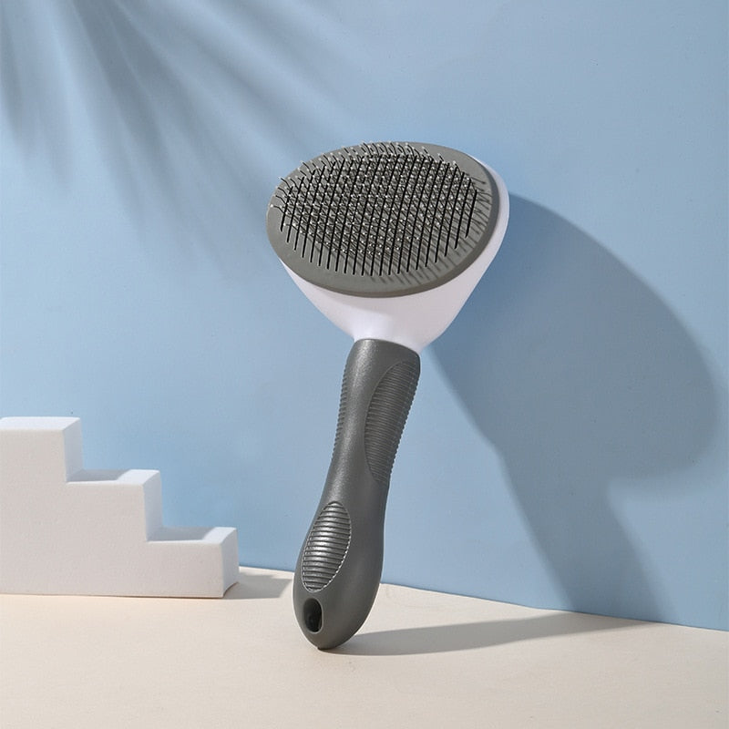 Pet Comb: Stainless Steel Needle Comb for Gentle Hair Removal and Skin Care - Effective Floating Hair Cleaning for Dogs and Cats