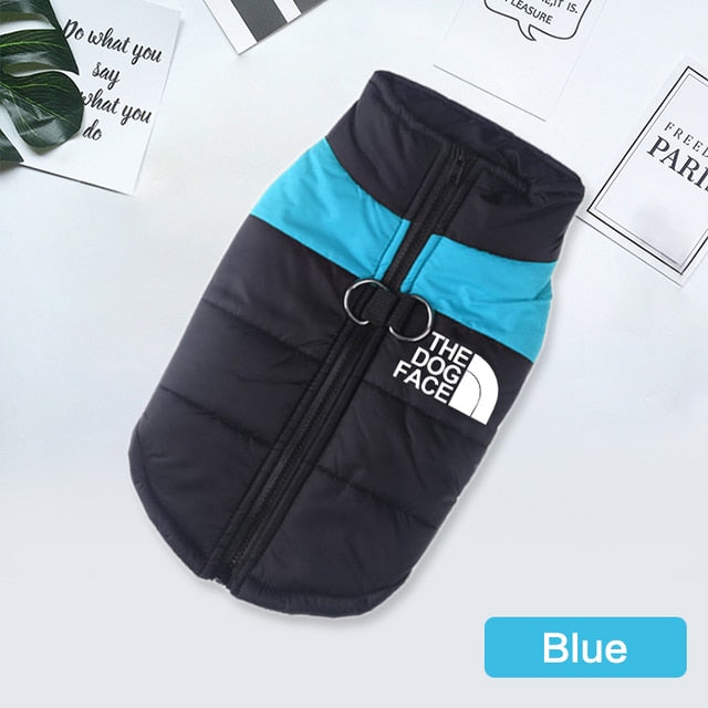 Waterproof Warm Dog Clothes: Pet Coat Winter Vest with Padded Zipper Jacket - Stylish and Protective Dog Clothing for Small, Medium, and Large Dogs