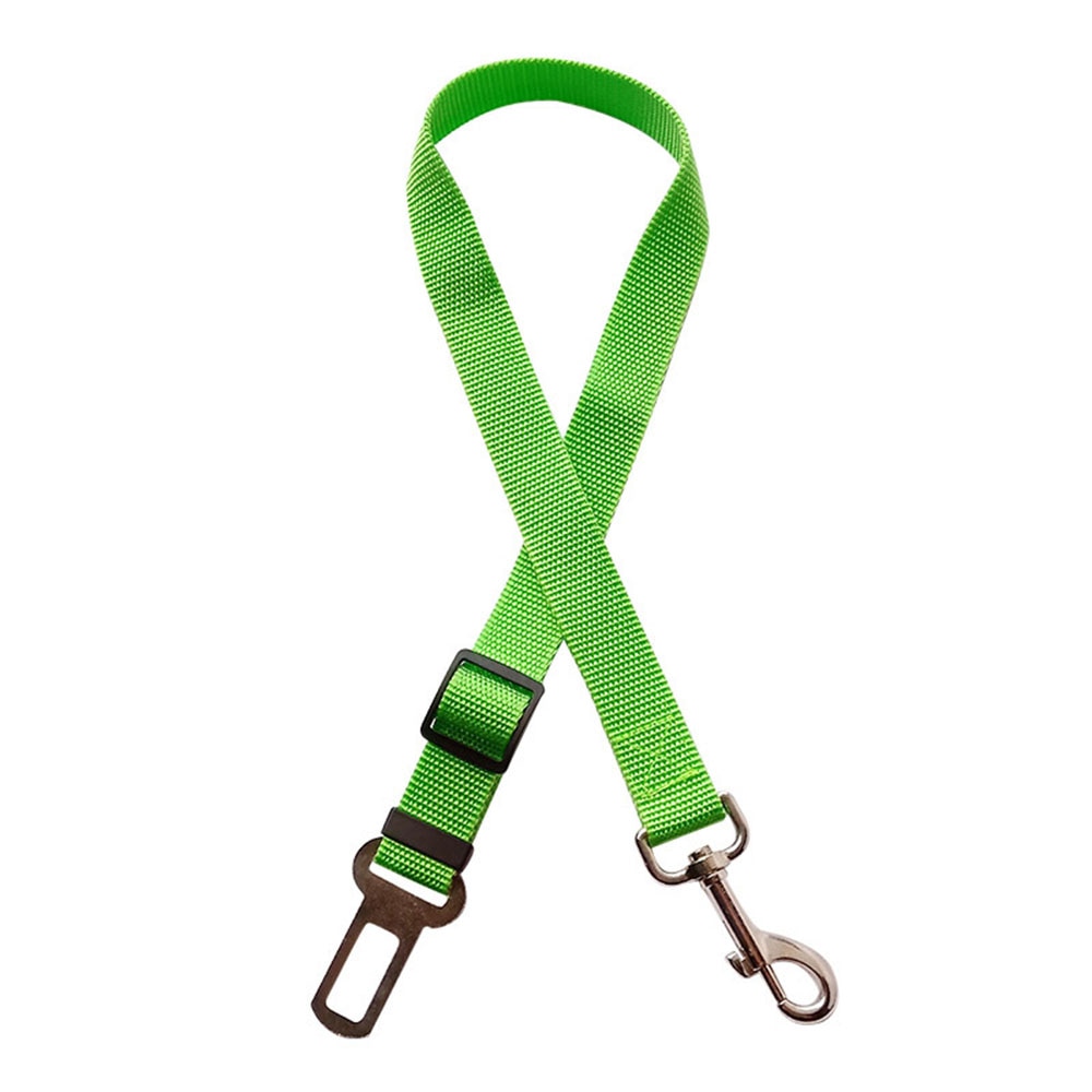 Secure and Adjustable Two-in-One Dog Harness Collar: Pet Accessories for Safe Travels - Includes Pet Car Seat Belt Lead Leash for Backseat Safety