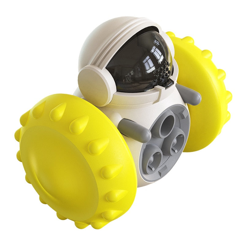 Dog Robot Toy: Interactive Slow Feeder for Pets - Engaging IQ Training Toy for Dispensing Snacks and Mental Stimulation
