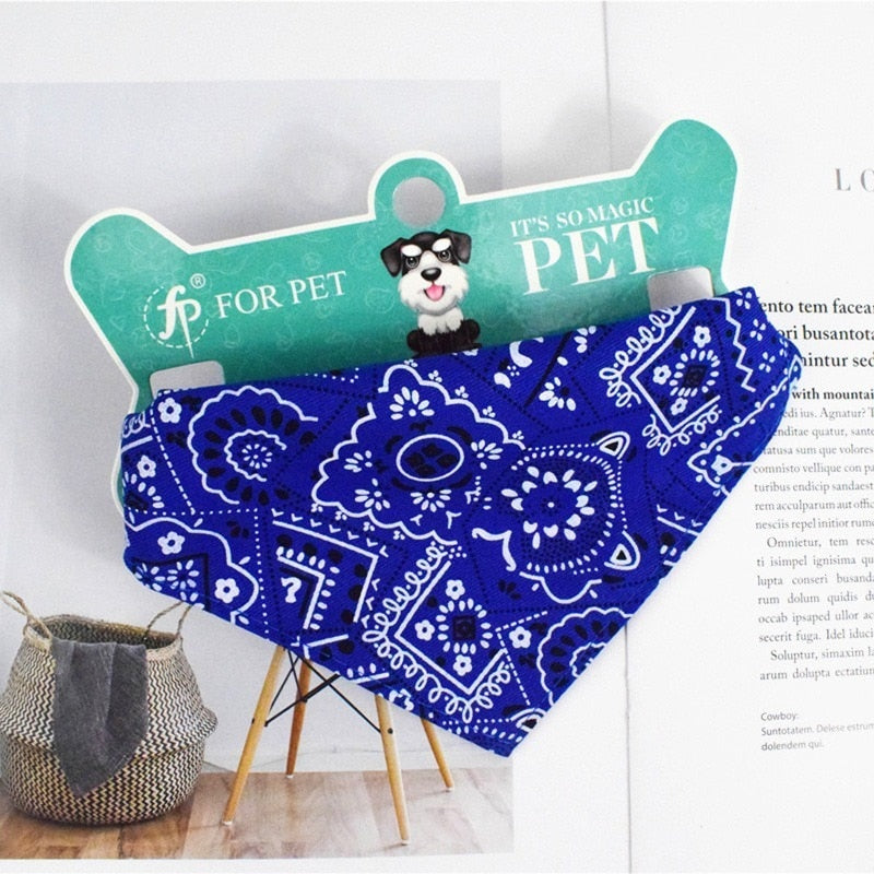 PetScarfs: Adjustable Pet Dog Cat Bandana Collar Scarf - Fashionable and Functional Accessory for Your Beloved Pet