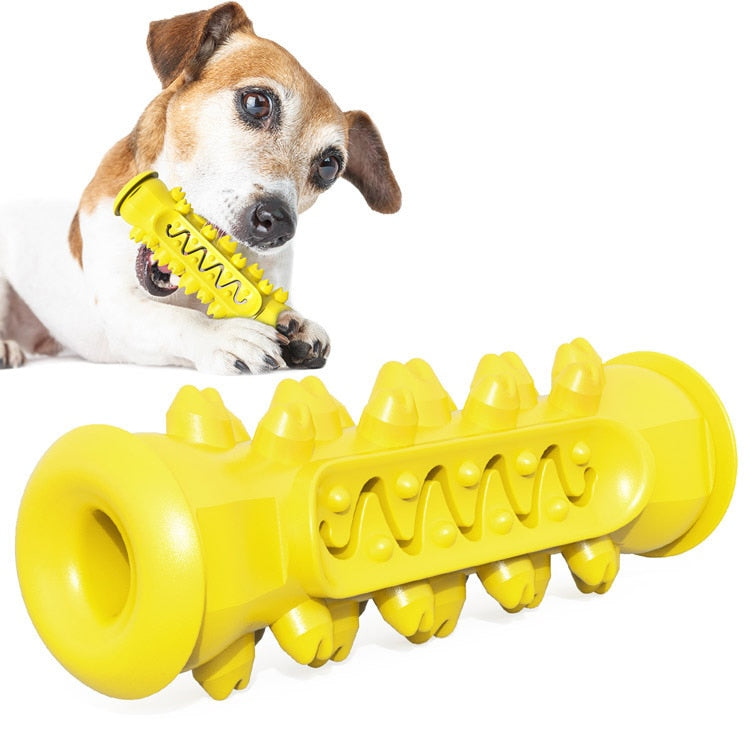 CleanBite: Safe and Soft Dog Teeth Cleaning Chew Brush Toy for Gentle Dental Care