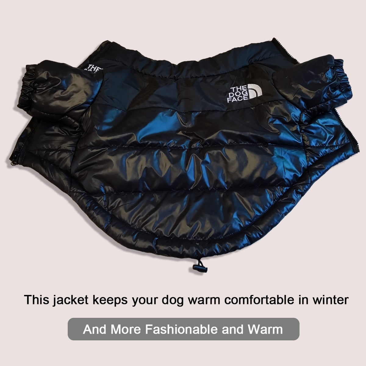 WinterWoof: Windproof Reflective Dog Jacket for Small Medium And Large Breeds - Warmth and Style Combined!