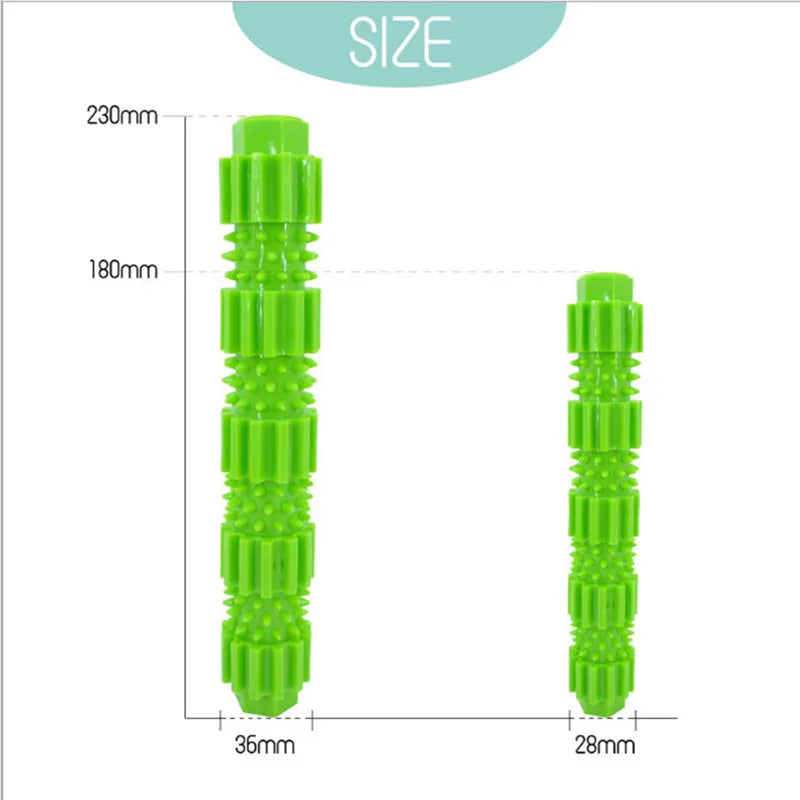 Chewable Treat Dispensing Dog Toy: For Aggressive Chewers, Teeth Cleaning & Squeaking