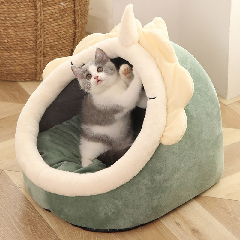 Cozy Cotton Orthopedic Home Kennel Bed for Cats - Providing Comfort and Warmth for Your Beloved Pet