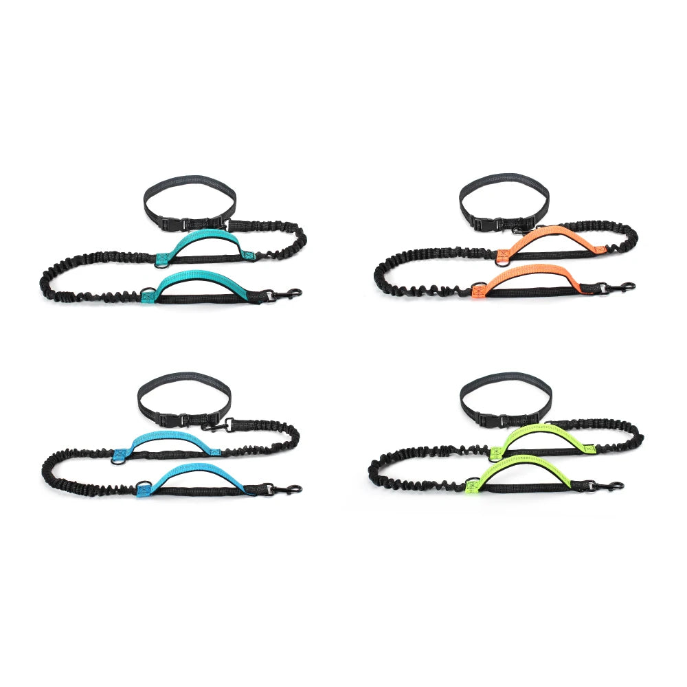 RunFlex Comfort Leash: Stretchy Hands-Free Dog Leash for Comfortable Running