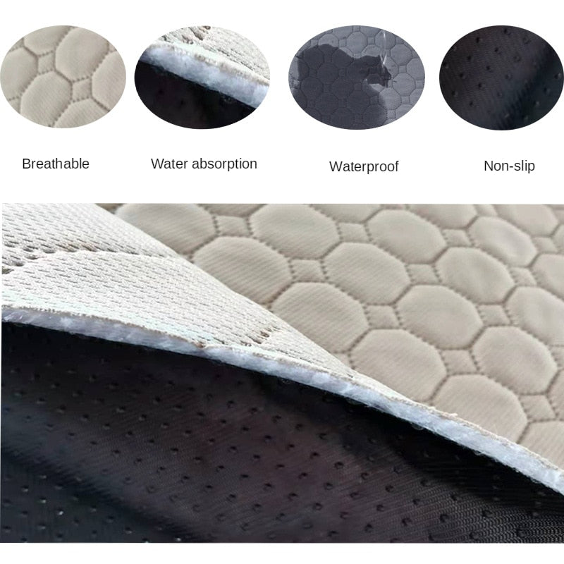 Absorbent and Waterproof Dog Diaper Mat: Reusable, Washable, and Protective Training Pad for Dogs - Ideal for Car Seats and Indoor Use