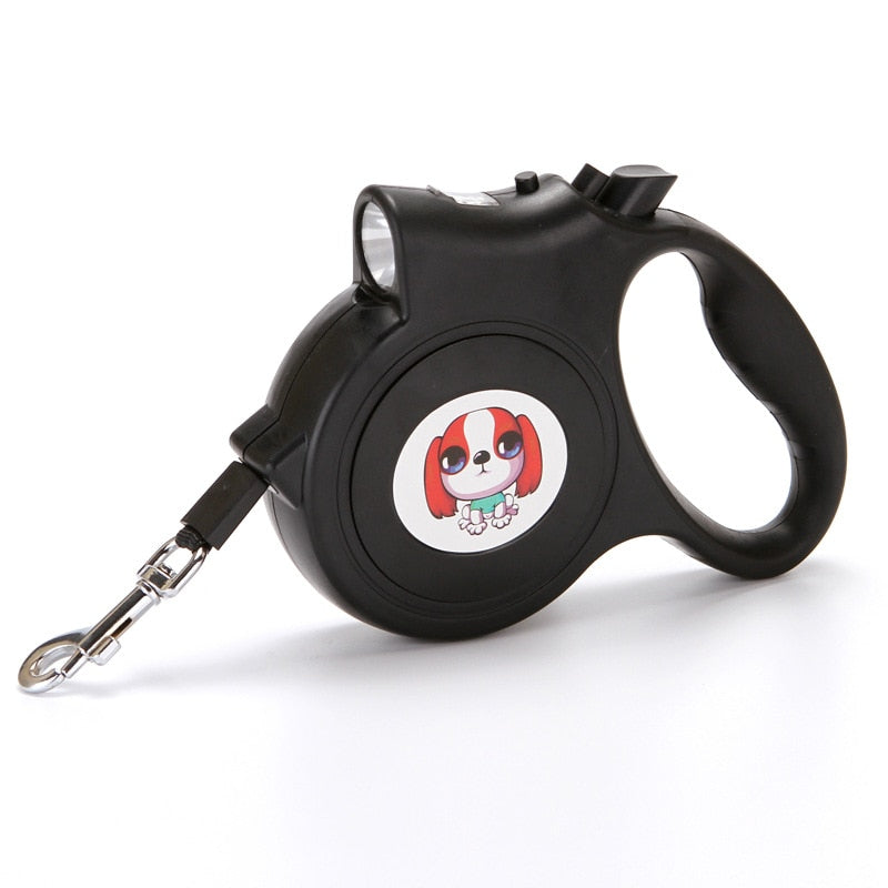 Removable Dog Leash with LED Flashlight - Convenient and Safe Walking Experience for Dogs