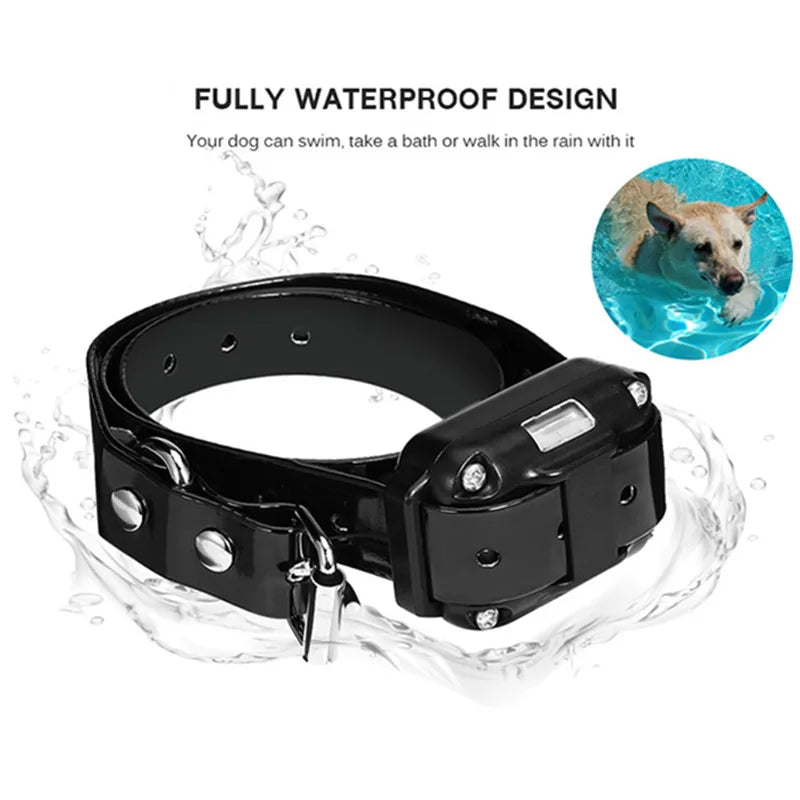 SmartBark Guardian: Electric Waterproof Dog Training Collar with Remote Control - Rechargeable Anti-Barking Device