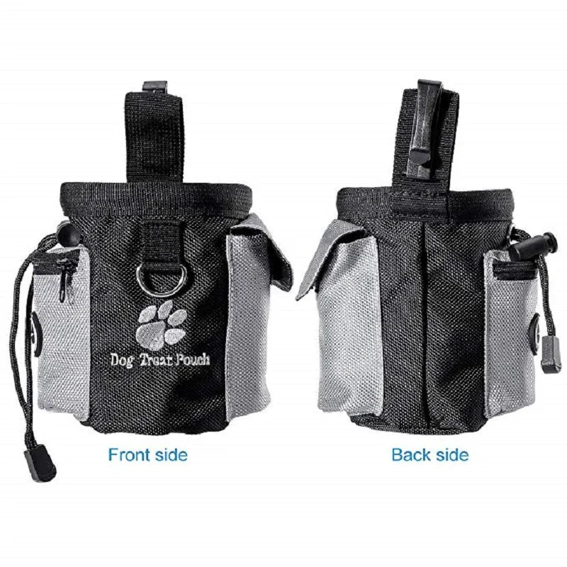 Outdoor Dog Treat Pouch: Portable Training Bag with Large Capacity