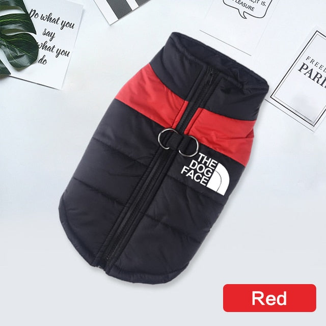 Waterproof Warm Dog Clothes: Pet Coat Winter Vest with Padded Zipper Jacket - Stylish and Protective Dog Clothing for Small, Medium, and Large Dogs