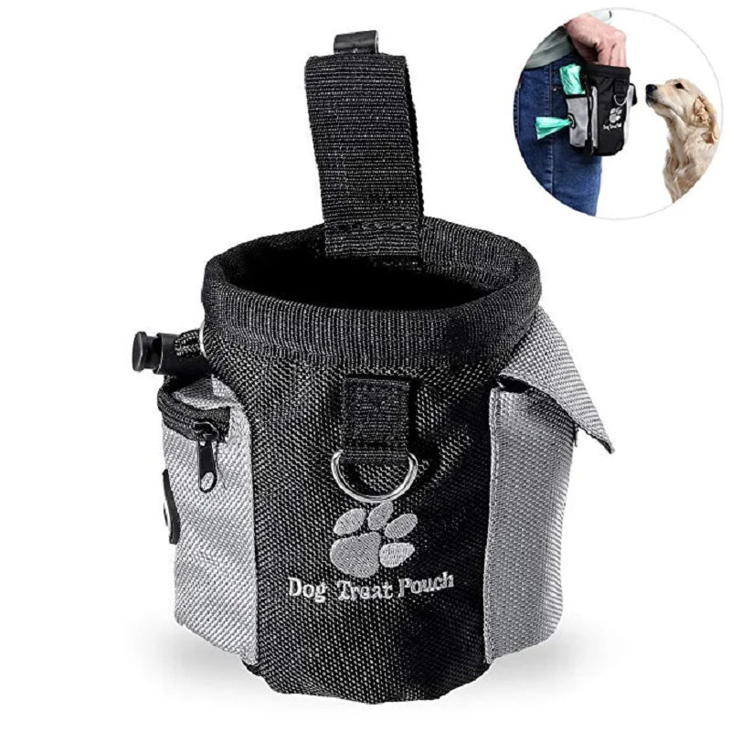 Outdoor Dog Treat Pouch: Portable Training Bag with Large Capacity