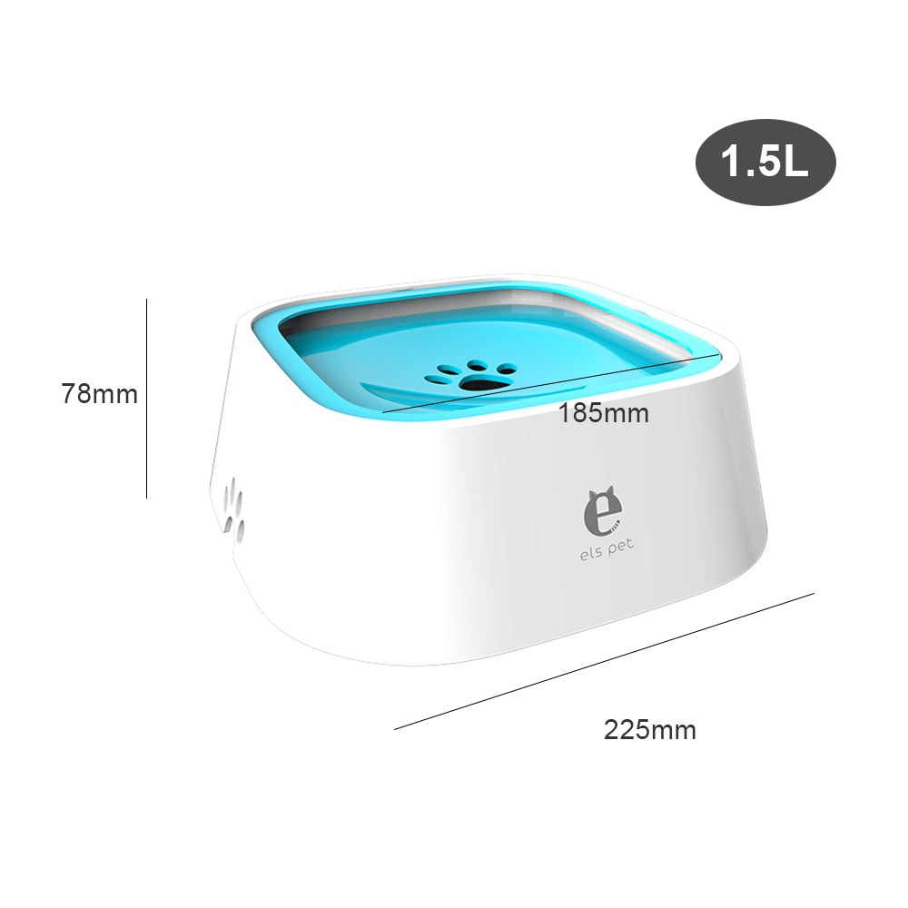 Floating Drinking Water Bowl with Anti-Slip Design - Keep Water Clean and Prevent Spills for Dogs