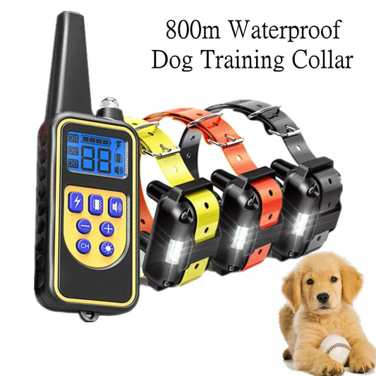 SmartBark Guardian: Electric Waterproof Dog Training Collar with Remote Control - Rechargeable Anti-Barking Device