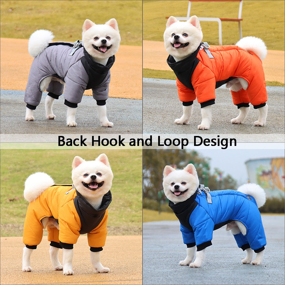 Warm and Waterproof Dog Jacket for Small to Medium Dogs - Cozy Pet Clothes for Chihuahuas, French Bulldogs, and Pugs
