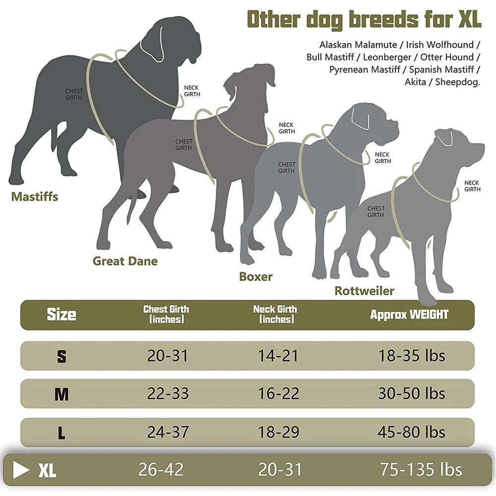 K9 Tactical Dog Harness & Leash Set: Military-Grade Comfort & Durability