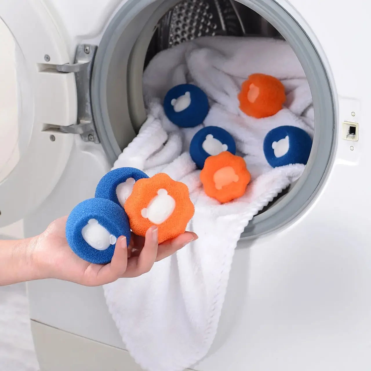 FurErase Ball: Pet Hair Remover & Reusable Wool Sticker - Effortless Lint Catcher for Laundry Washing Machine Filter