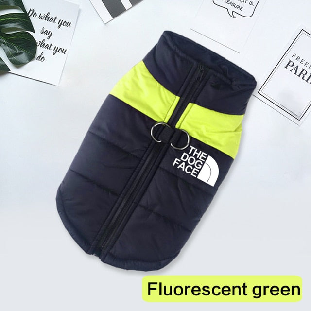 Waterproof Warm Dog Clothes: Pet Coat Winter Vest with Padded Zipper Jacket - Stylish and Protective Dog Clothing for Small, Medium, and Large Dogs