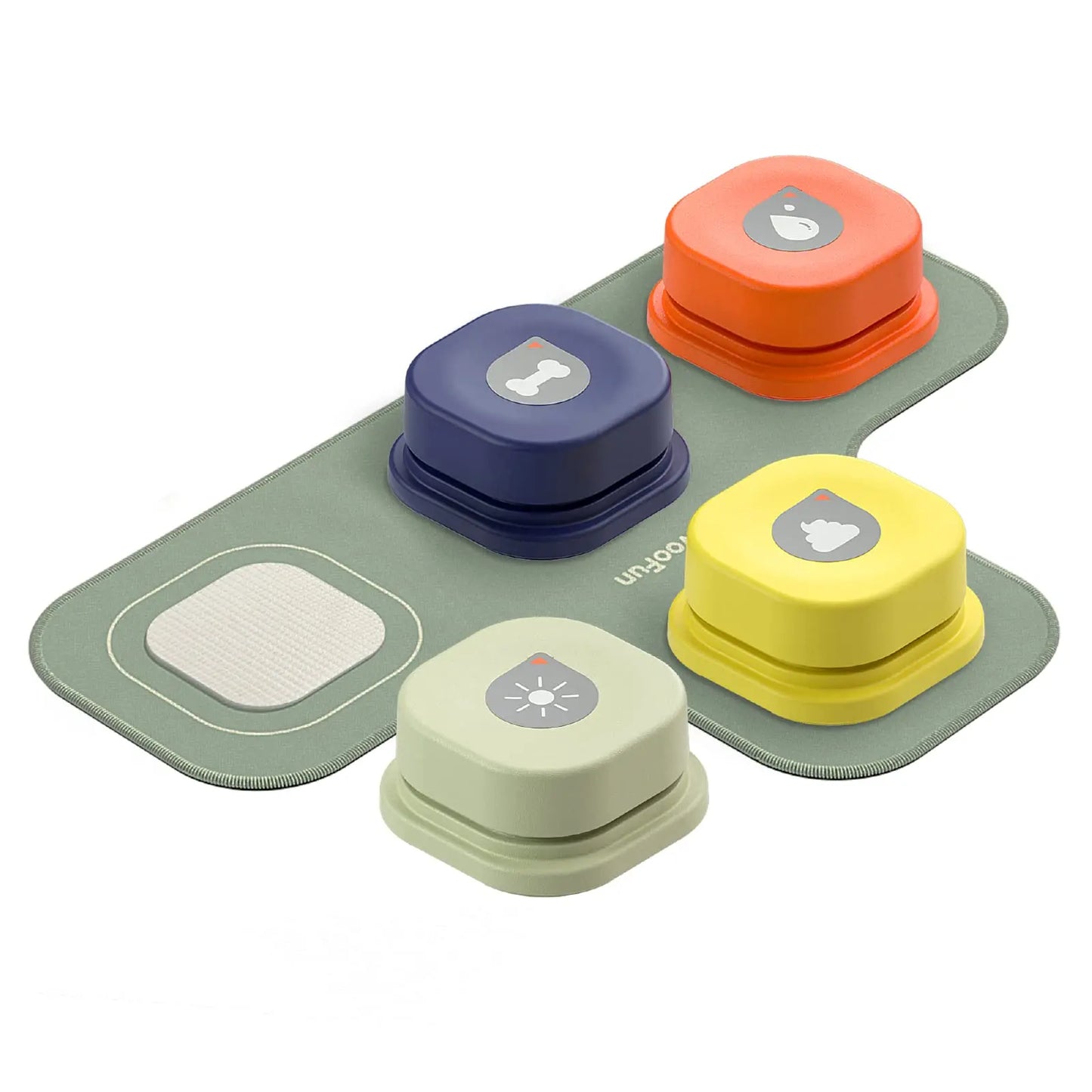 TalkPaw Interactive Pet Communicator: Dog Button Record & Training Toy with Bell Ringer, Pad, and Sticker – Easy and Fun Communication for Your Furry Friend
