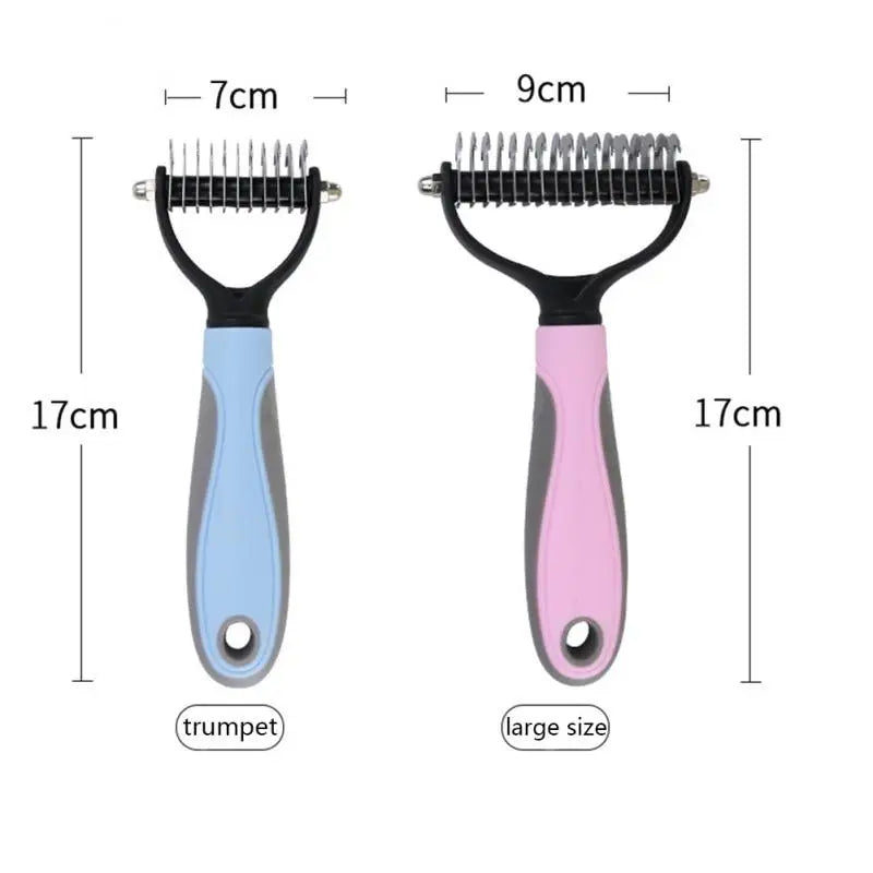 KnotBuster Pro: Dog Cat Hair Removal Comb - Ultimate Pet Grooming Care for Long & Short Hair - Trimming, Dematting, Floating Wool Removal