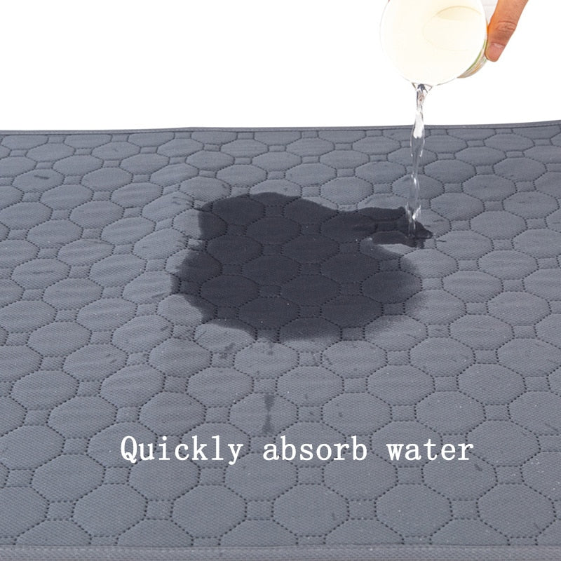 Absorbent Dog Pee Mat - Reusable Pet Mat for Mess-Free Floors