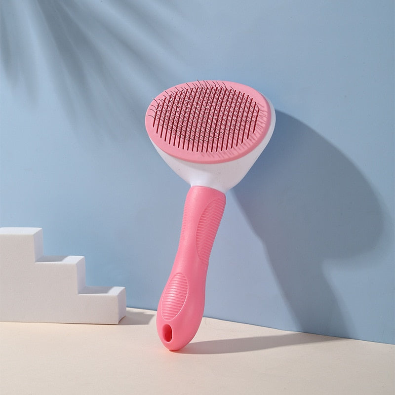 Pet Comb: Stainless Steel Needle Comb for Gentle Hair Removal and Skin Care - Effective Floating Hair Cleaning for Dogs and Cats
