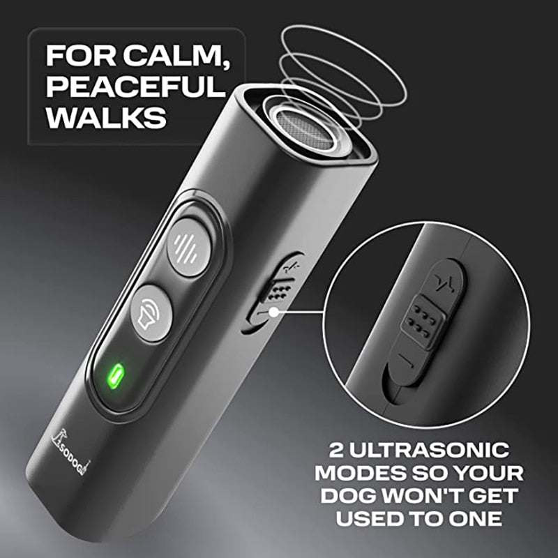 BarkGuard Pro - Ultrasonic Pet Dog Anti-Barking & Behavior Control Training Device
