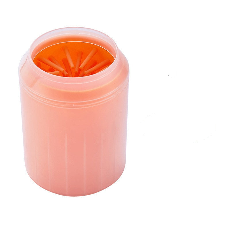 PawBuddy: Portable Dog Paw Cleaner Cup with Soft Silicone Combs - Keep Your Dog's Paws Clean and Comfortable!