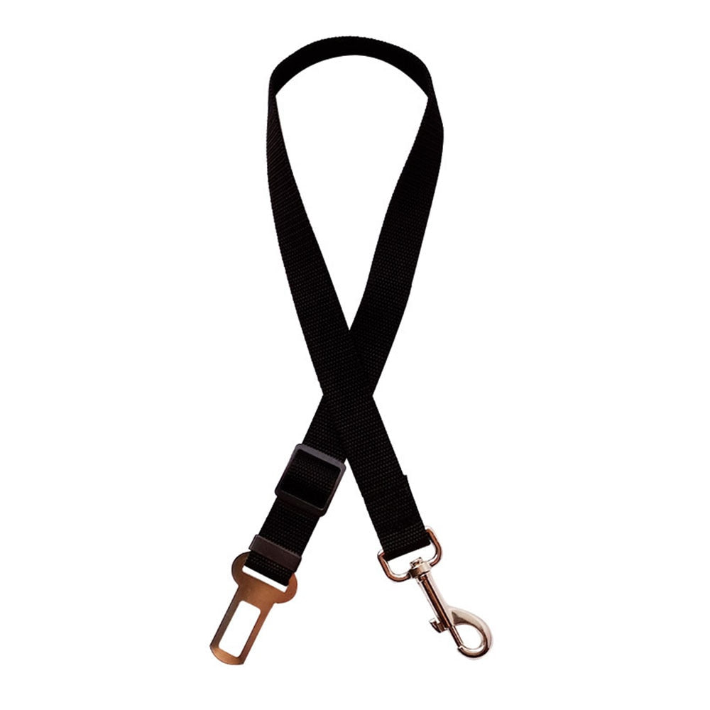 Secure and Adjustable Two-in-One Dog Harness Collar: Pet Accessories for Safe Travels - Includes Pet Car Seat Belt Lead Leash for Backseat Safety