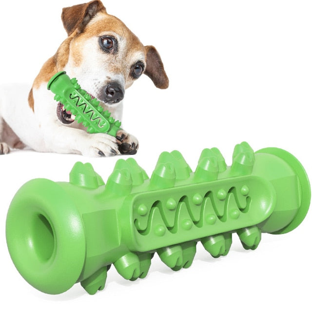 CleanBite: Safe and Soft Dog Teeth Cleaning Chew Brush Toy for Gentle Dental Care