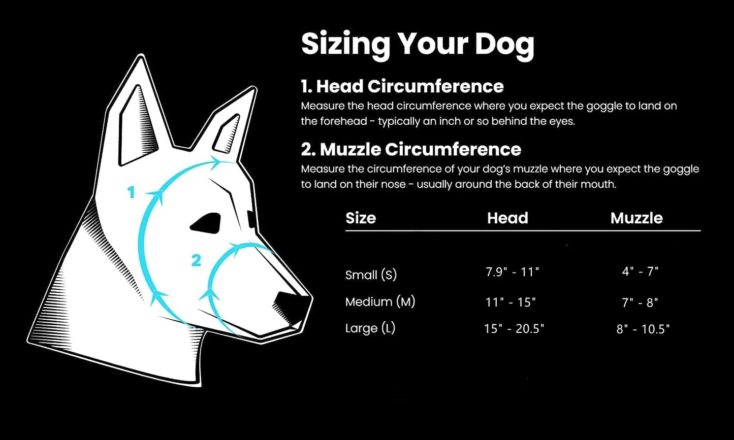 Protective Dog Goggles: Anti-UV, Impact Resistant, and Breathable