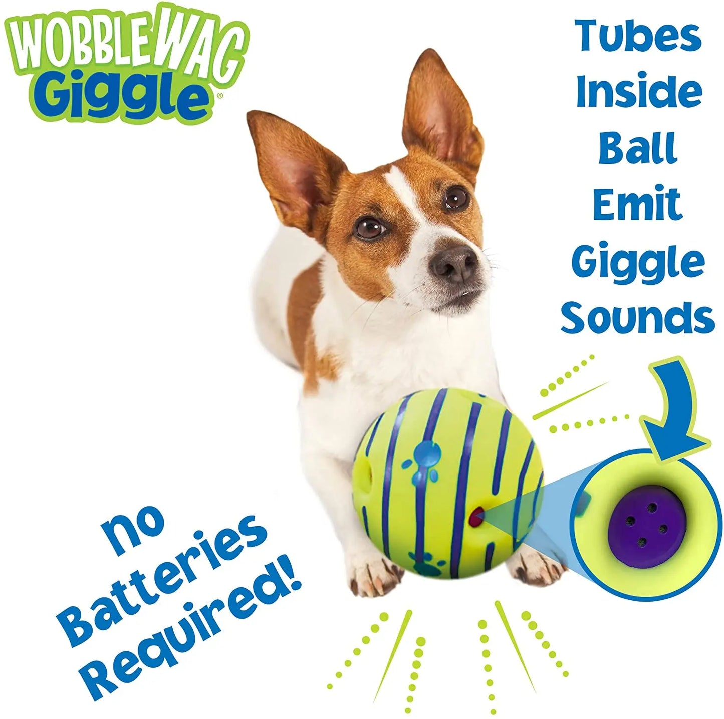 Interactive Dog Ball Toy Giggle Sounds for Endless Fun