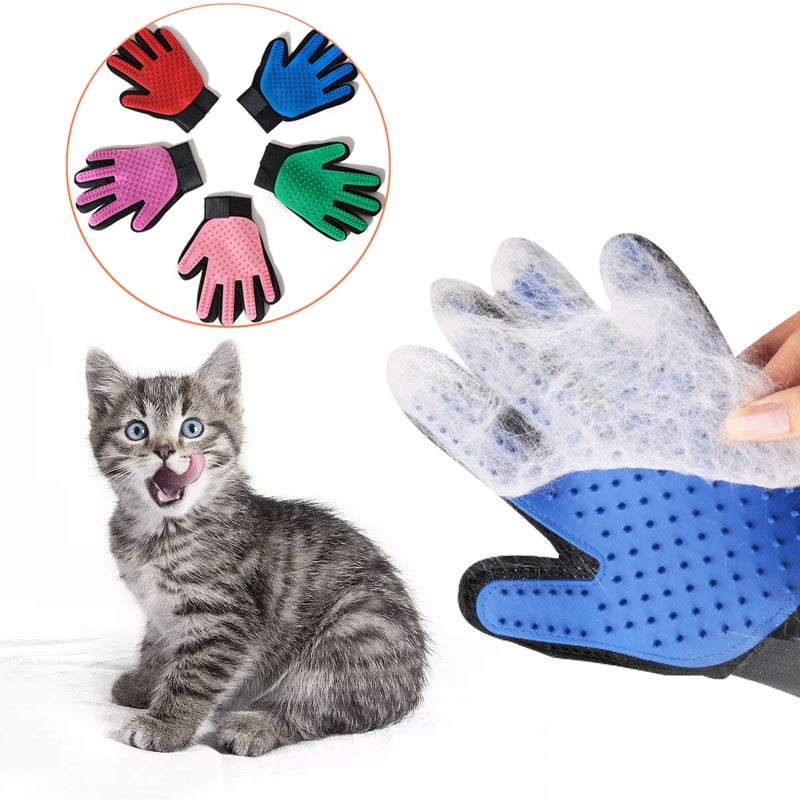 Pawfect Pet Grooming Glove: Deshedding Brush and Hair Remover for Cats and Dogs - Gentle Massage and Effective Cleaning for a Healthy Coat
