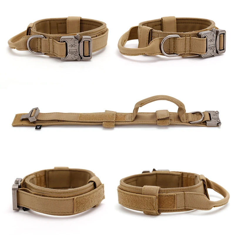 Tactical Control Dog Collar: Durable Military-Grade Collar for Medium to Large Breeds