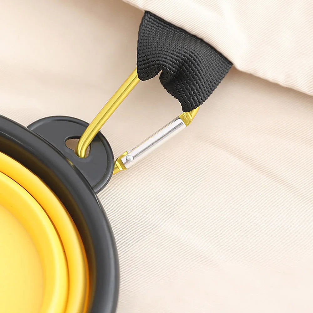 Portable Collapsible Dog Bowl: Silicone Travel Water & Food Dish
