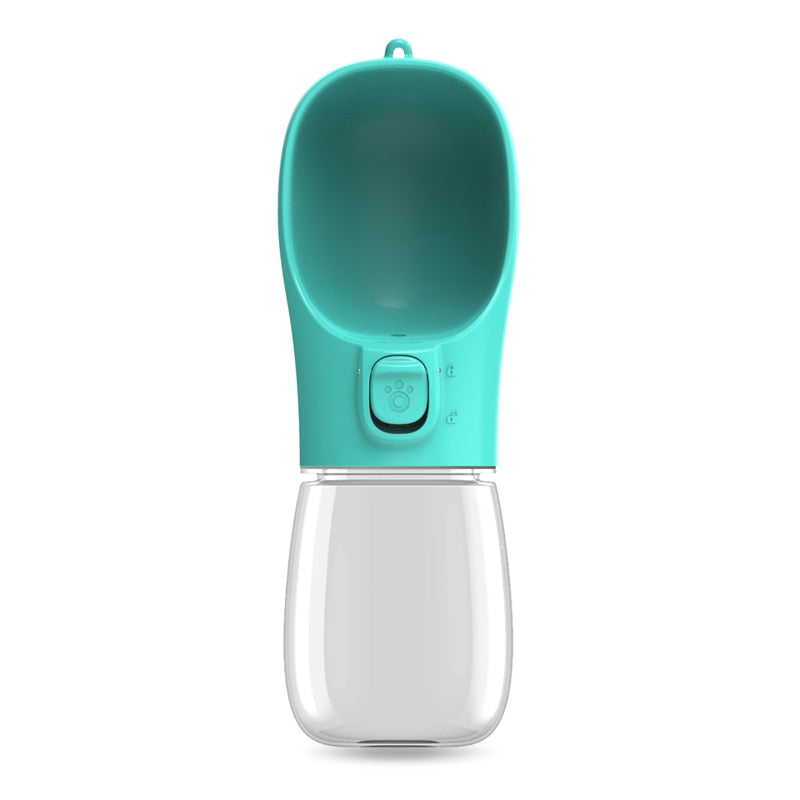 HydroPup: Portable Dog Water Bottle with Integrated Drinking Bowl for Outdoor Adventures