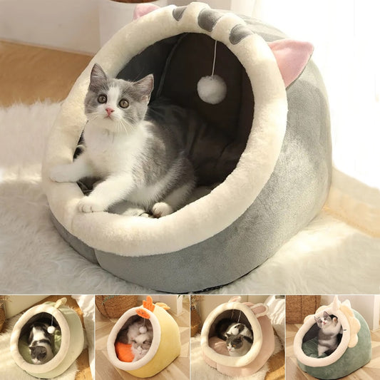 Cozy Cotton Orthopedic Home Kennel Bed for Cats - Providing Comfort and Warmth for Your Beloved Pet