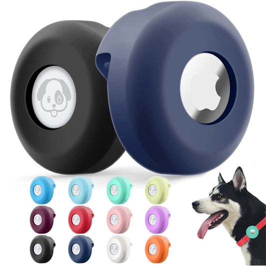 PetTrack: Waterproof Silicone Clip Case for Airtag - Real-Time Pet Location on Dog and Cat Collars