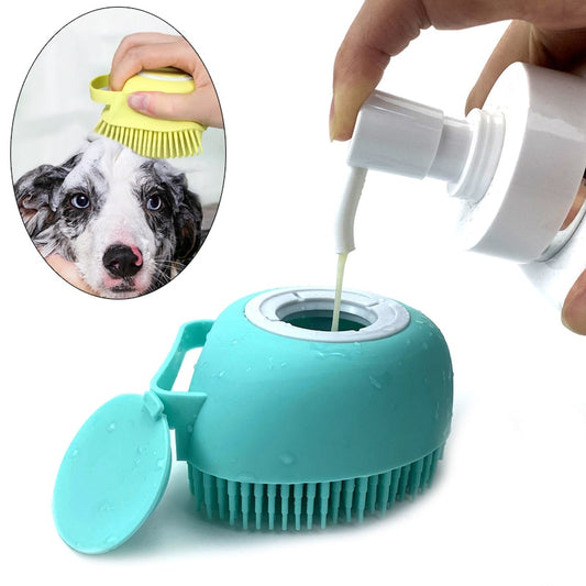 Silicone Massage Gloves for Dogs and Cats - Safe and Effective Foaming Accessory for Optimal Pet Bathing and Grooming
