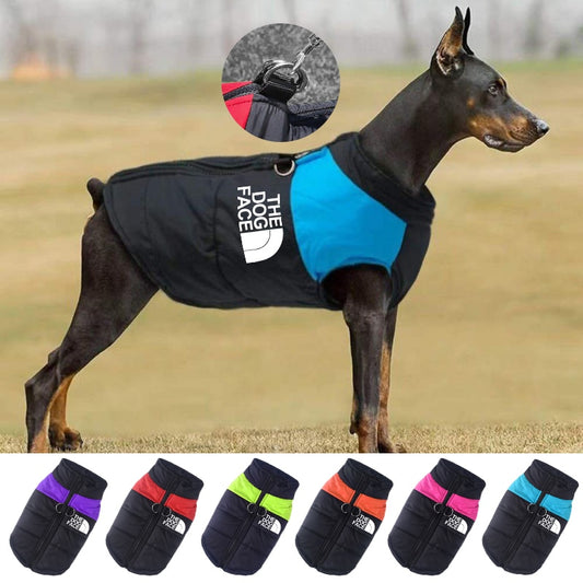 Waterproof Warm Dog Clothes: Pet Coat Winter Vest with Padded Zipper Jacket - Stylish and Protective Dog Clothing for Small, Medium, and Large Dogs