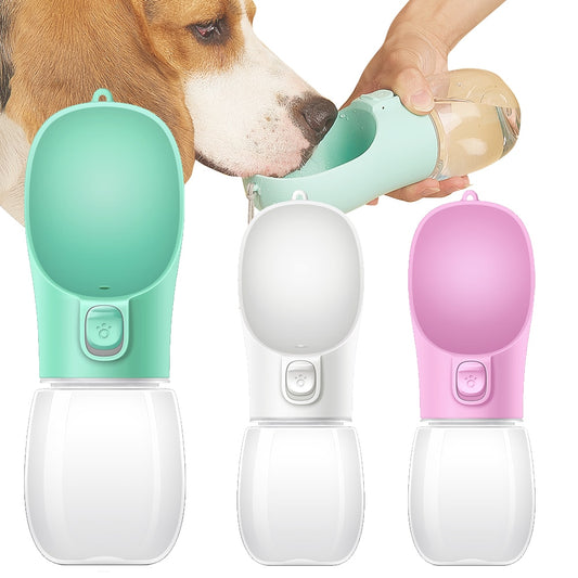 HydroPup: Portable Dog Water Bottle with Integrated Drinking Bowl for Outdoor Adventures